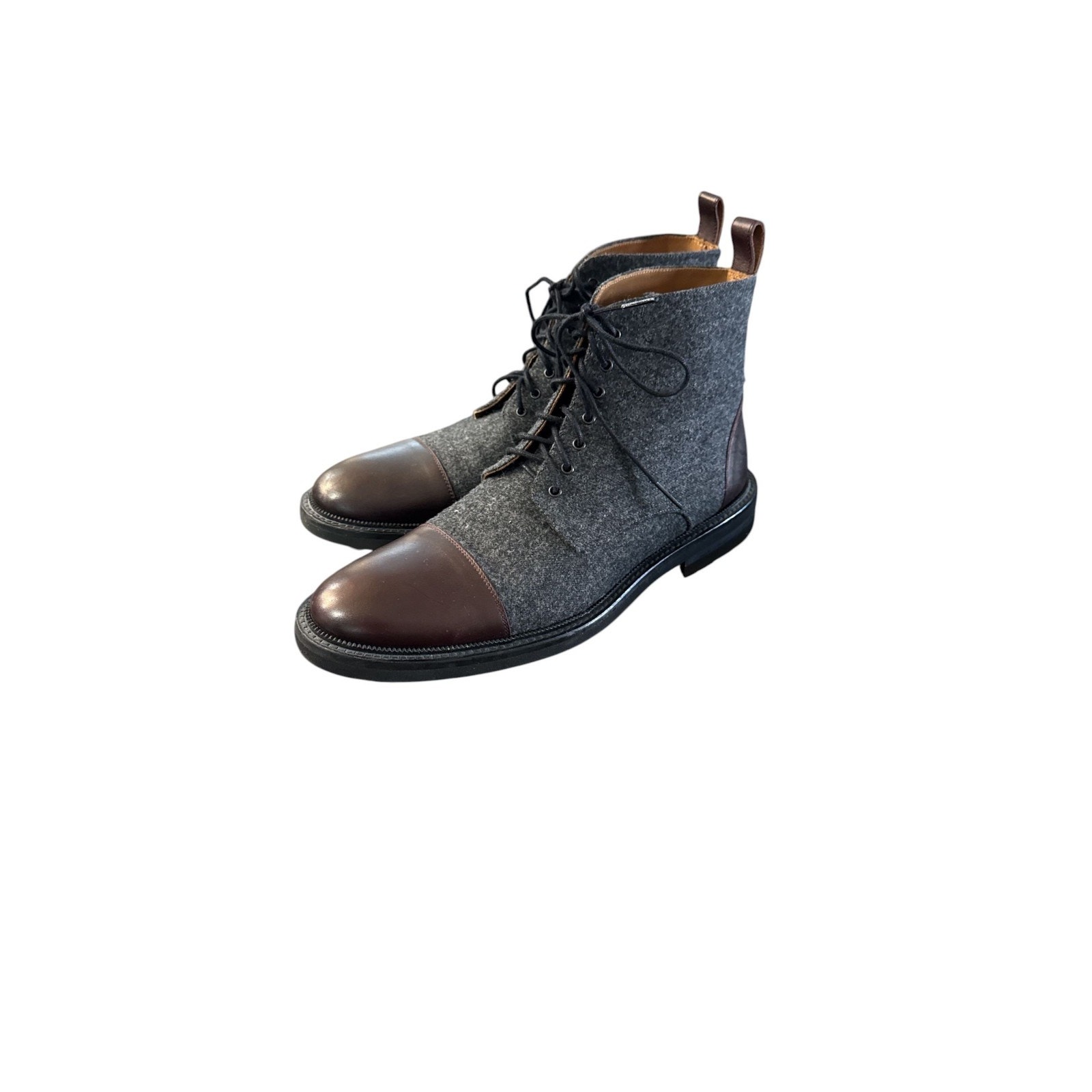 Taft The Jack In Grey/Oxblood Boots Sz 11 $349 — image 4 of 6